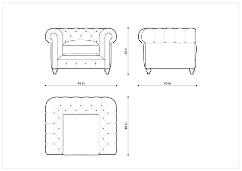 Кресло CIGAR CLUB ARMCHAIR