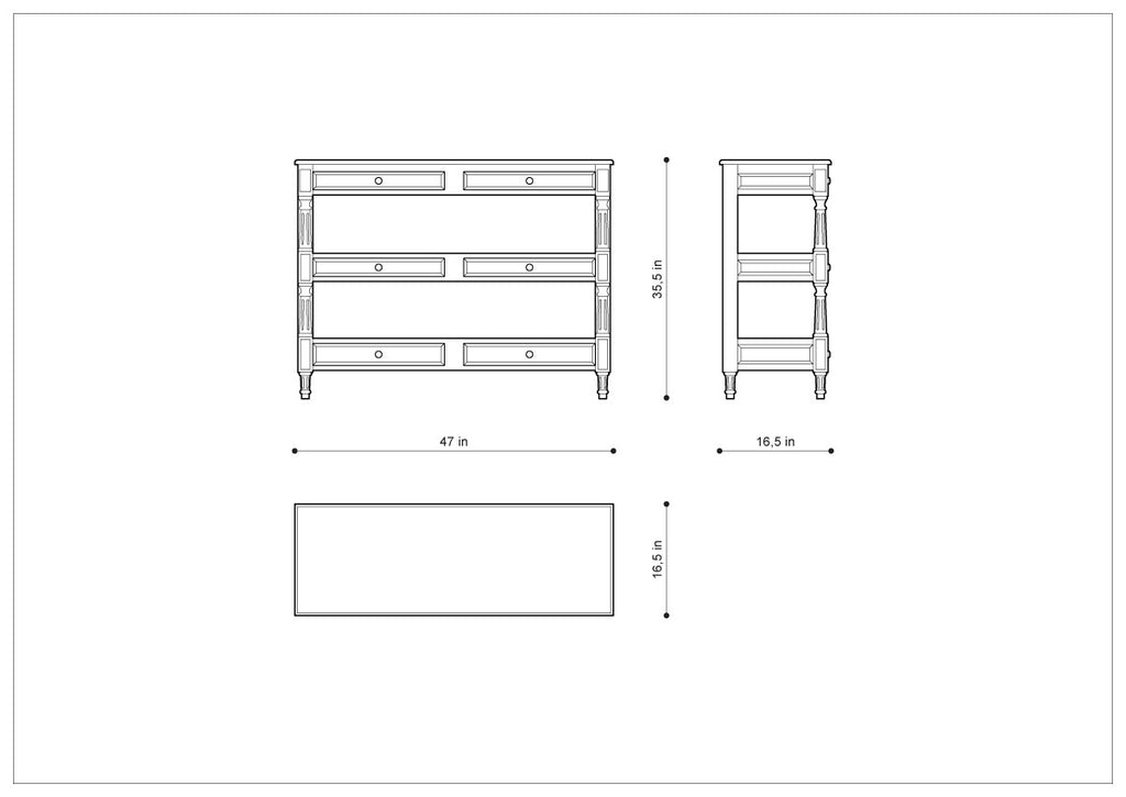 Консоль ENGLISH CONSOLE TABLE