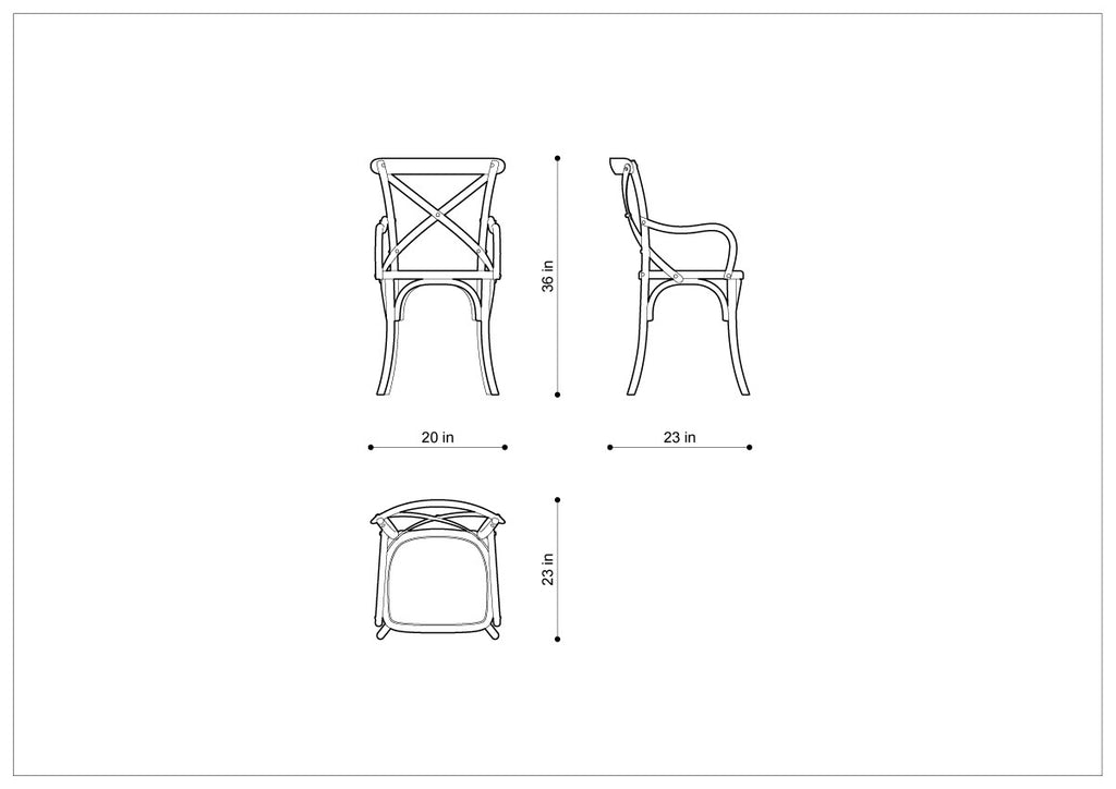 Стул FARMHOUSE ARM CHAIR