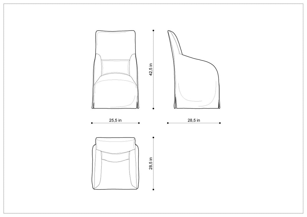 Стул FLANDIA ARM CHAIR