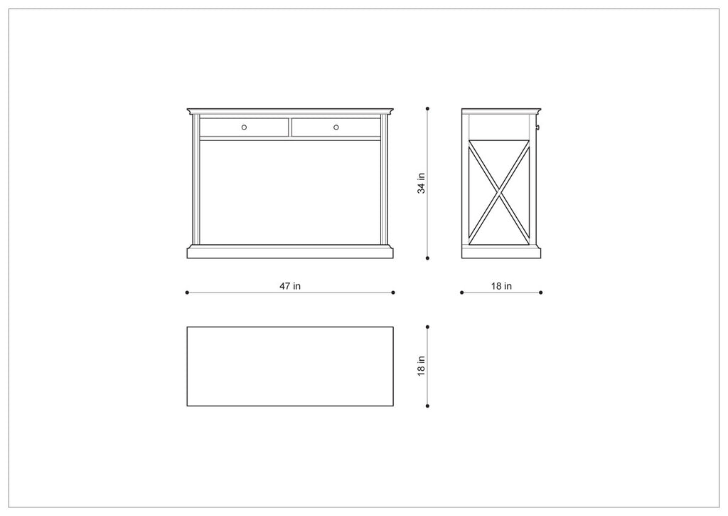 Консоль FRENCH CASEMENT SMALL CONSOLE