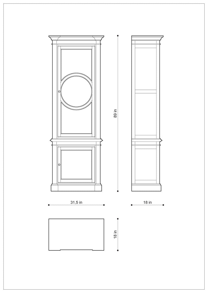 Витрина FRENCH O-STYLE CABINET