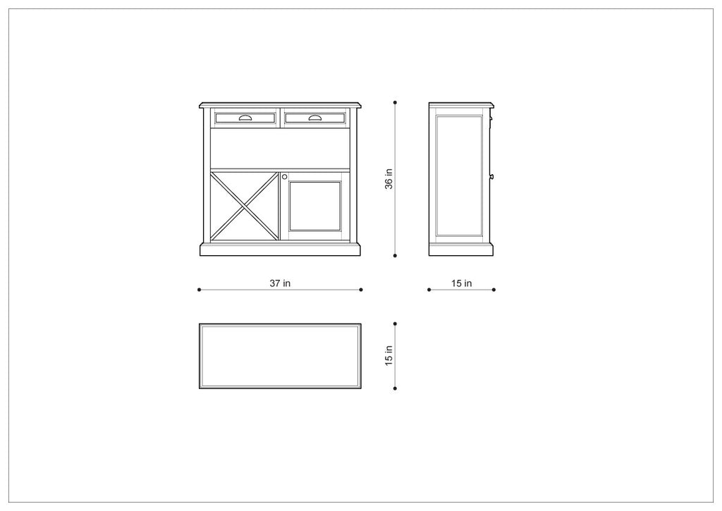 Винный шкаф LANSING VINTER'S SMALL CABINET