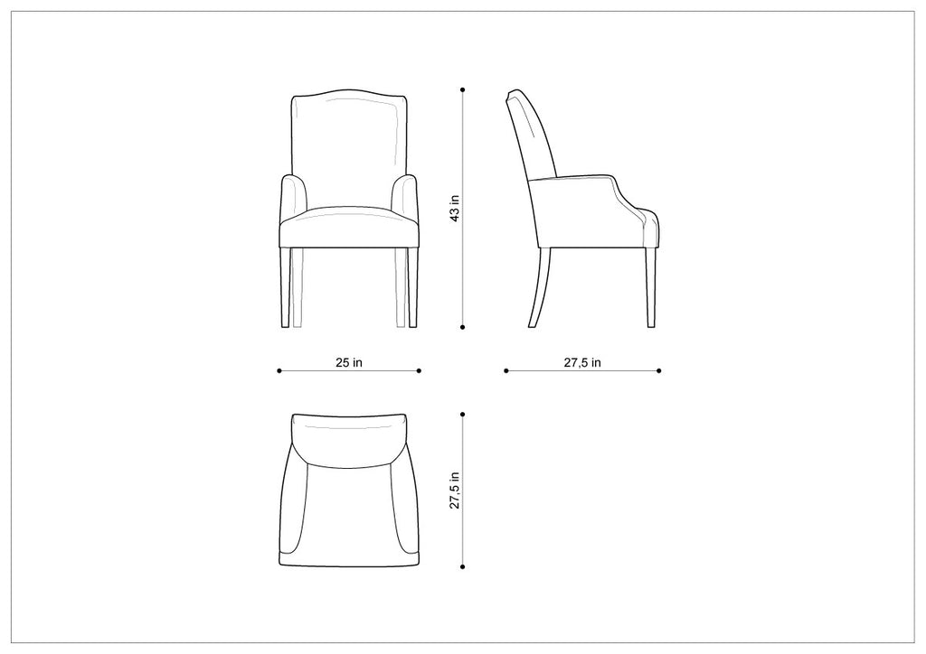 Стул LIMBURG ARM CHAIR