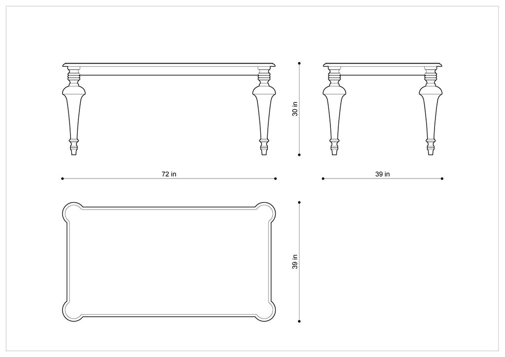 Стол SMALL OLD MILTON TABLE