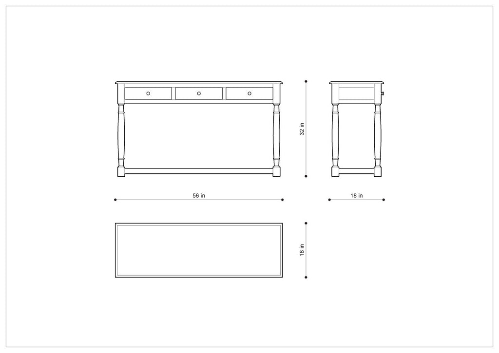 Консоль YORK CONSOLE TABLE